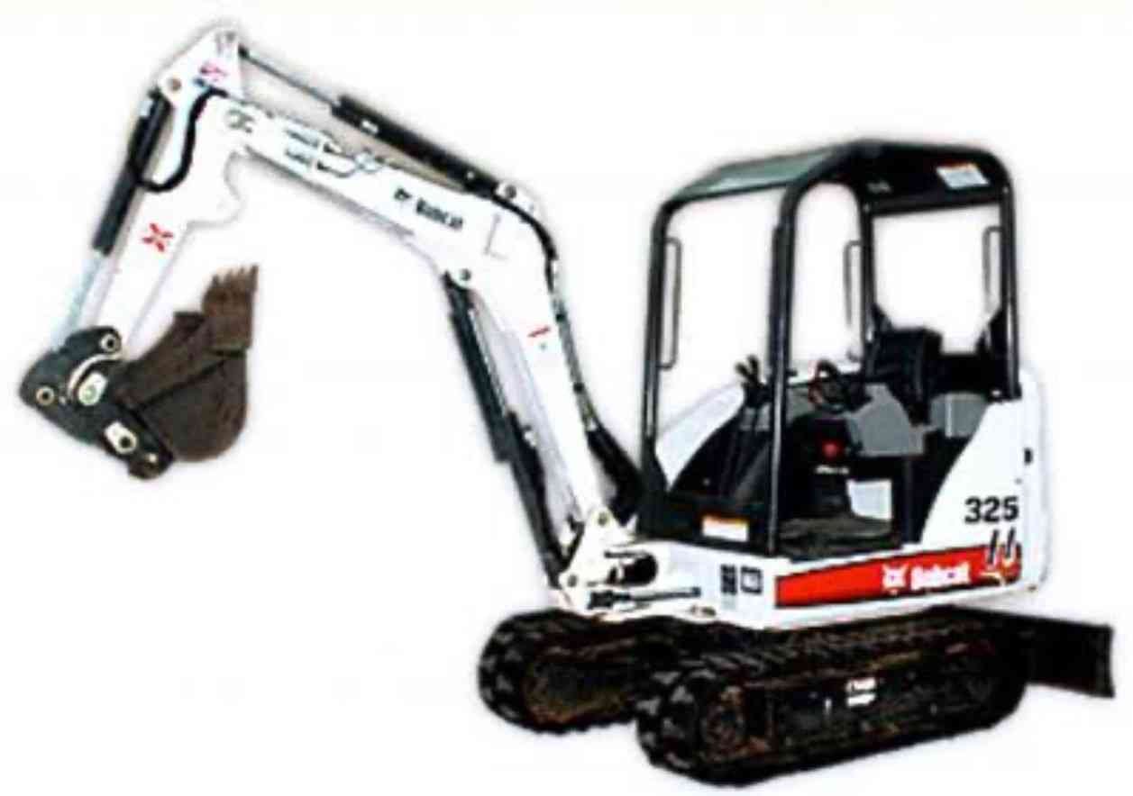 Mini Escavadeira Bob Cat 325
