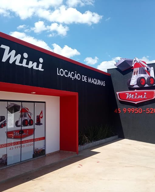 MINI Locação de Máquinas MINI Locação de Máquinas